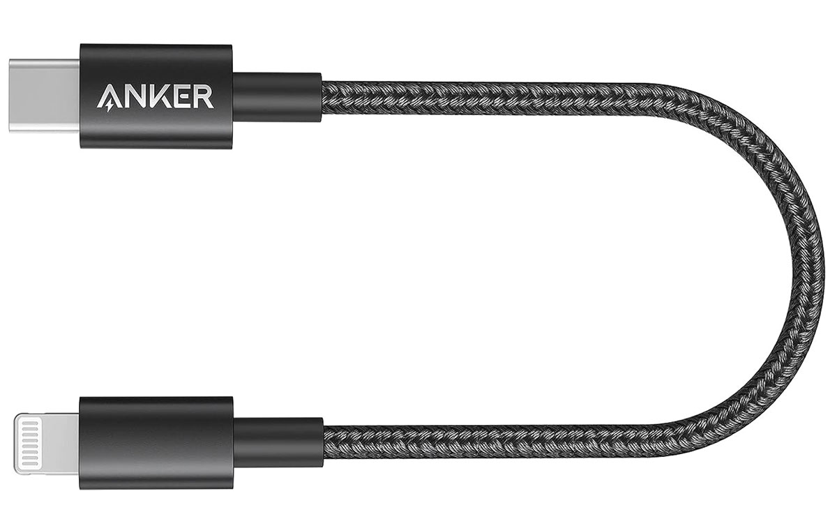 Anker Novo cabo de nylon USB-C para Lightning