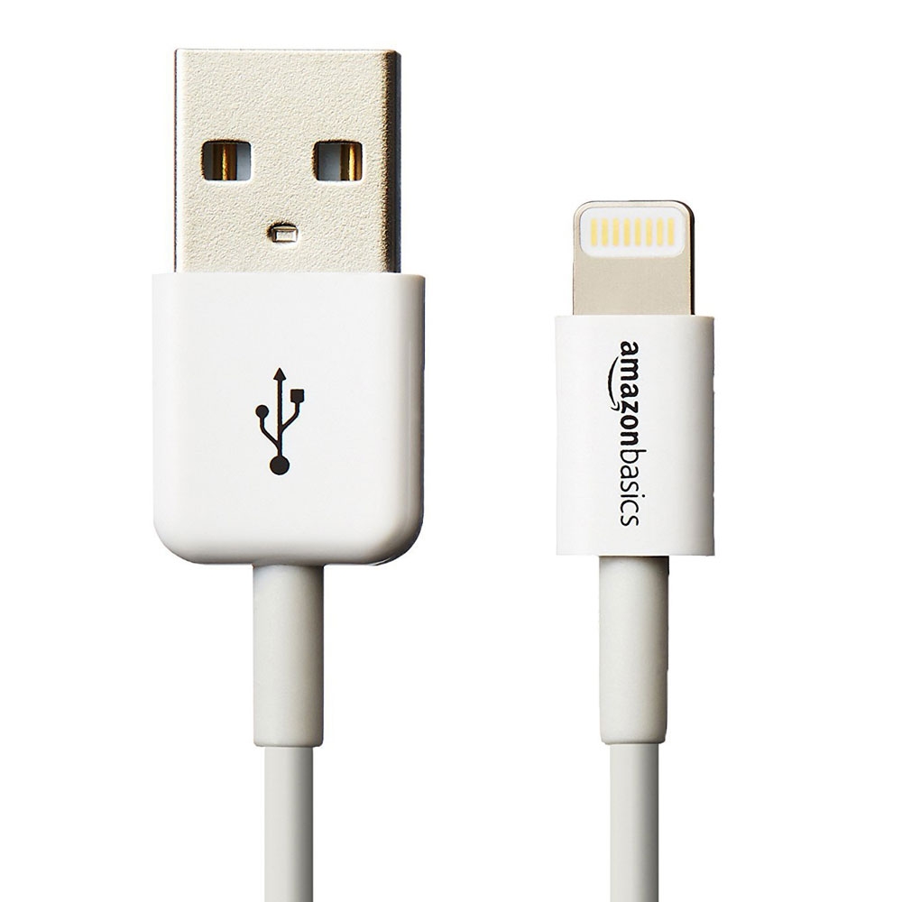 Cabo AmazonBasics Lightning – Melhor cabo básico USB-A para Lightning