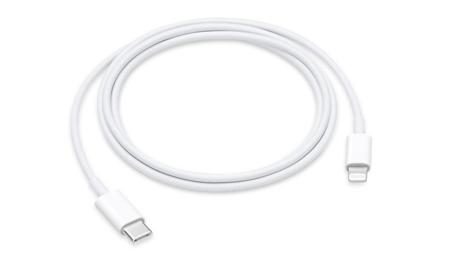 Cabo Apple Lightning para USB-C – o próprio cabo USB-C para Lightning da Apple